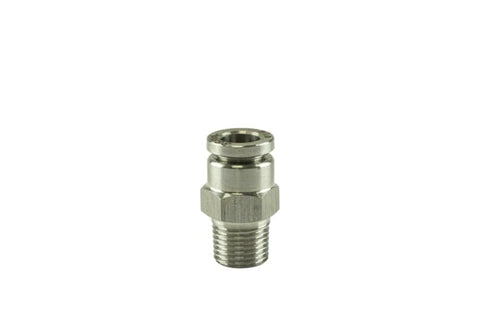 Turbosmart 1/8" NPT Str Pushloc Fitting - SS - 1/4" (TS-0550-3053)