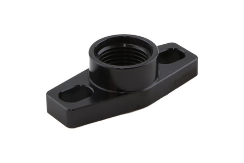Turbosmart Billet Turbo Drain adapter with Silicon O-ring. 38 - 44mm slotted hole centre - small frame universal fit. (TS-0804-1010)