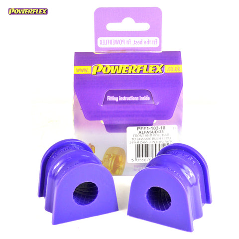 Powerflex PFF1-103-18 Front Anti Roll Bar To Chassis Bush 18mm 18mm