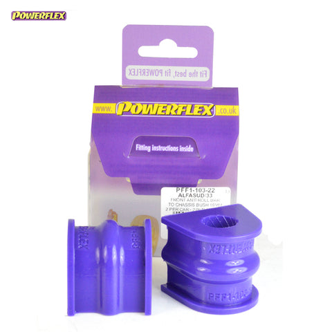Powerflex PFF1-103-22 Front Anti Roll Bar To Chassis Bush 22mm 22mm
