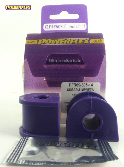 Powerflex PFR69-305-14 Rear Anti Roll Bar To Chassis Bush 14mm 14mm