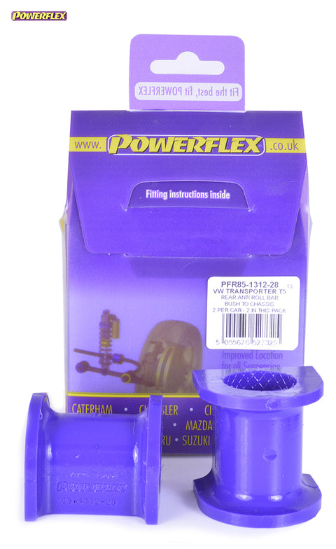 Powerflex PFR85-1312-28 Rear Anti Roll Bar Bush to Chassis 28mm 28mm