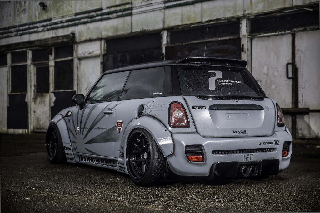 Liberty Walk's Stance Kit adds a huge shot of aggression to the Mini